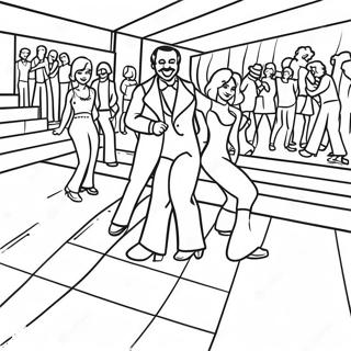 1970 S Disco Dance Floor Coloring Page 48083-38020