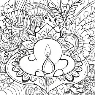 Diwali Festival Coloring Page 480-394