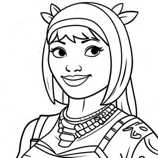 Fortnite Imani Coloring Pages