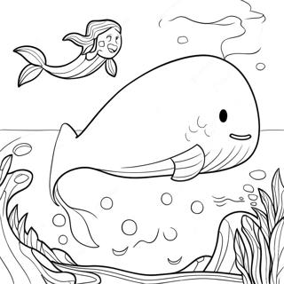 Jonah And The Whale Coloring Page 4810-3831