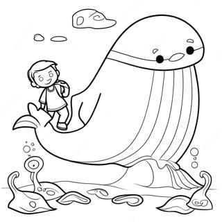 Jonah And The Whale Coloring Page 4810-3832