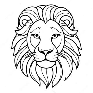 Lion For Adults Coloring Pages