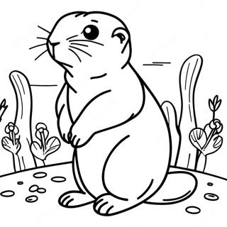 Prairie Dog Coloring Pages