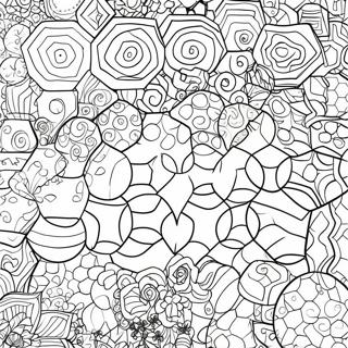 Hexagon Coloring Pages