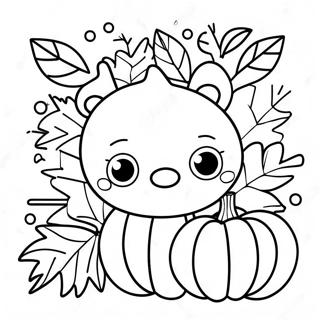 Fall Math Coloring Pages