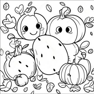 Autumn Themed Math Coloring Page 48234-38134