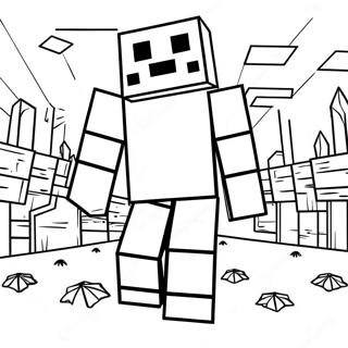 Minecraft Entity 303 Coloring Pages