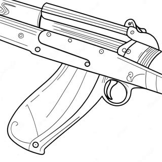 Shotgun Coloring Pages