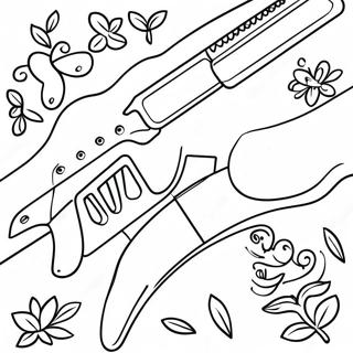 Shotgun Coloring Page 48303-38199