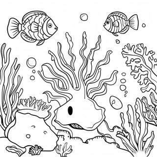 Under The Sea For Adults Coloring Pages