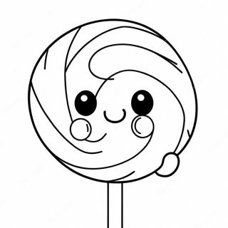 Adorable Lollipop Coloring Page 48344-38229