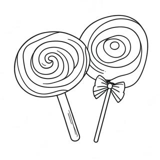 Adorable Lollipop Coloring Page 48344-38230