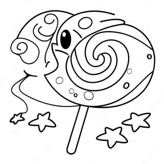 Adorable Lollipop Coloring Page 48344-38232