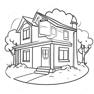 Real Estate Coloring Page 48353-38235