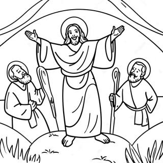 Resurrection Coloring Pages