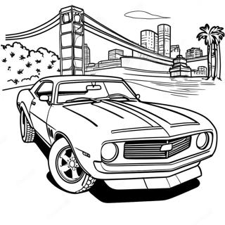 Classic Camaro Coloring Page 4841-3861