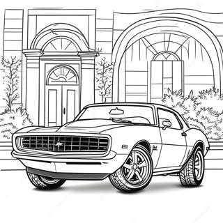 Classic Camaro Coloring Page 4841-3863