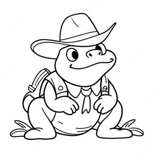 Sheriff Toadster Coloring Pages