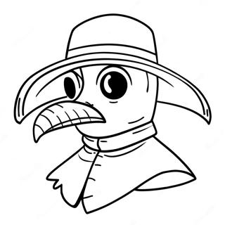 Plague Doctor Coloring Page 48453-38309