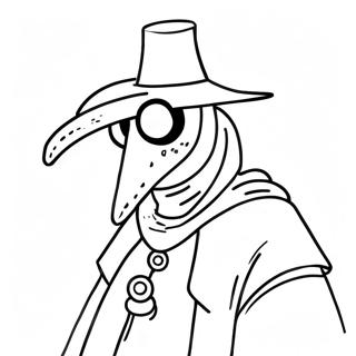 Plague Doctor Coloring Page 48453-38310