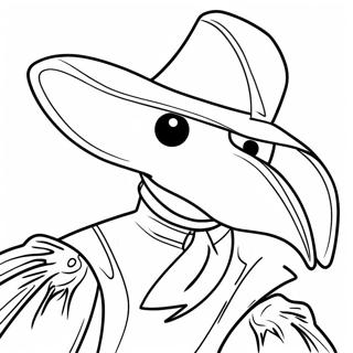 Plague Doctor Coloring Page 48453-38312