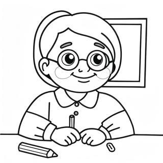 Best Teacher Coloring Pages