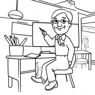 Best Teacher Coloring Pages