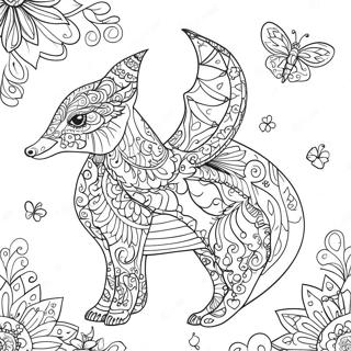 Johanna Basford 2017 Calendar Whimsical Animals Coloring Page 48504-38360