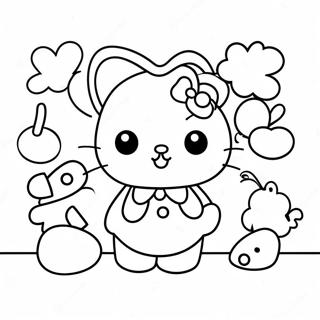 Anime Sanrio Pagini De Colorat