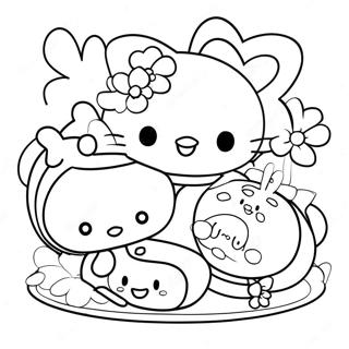 Sanrio Characters Coloring Page 48543-38382