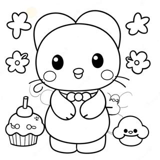 Sanrio Characters Coloring Page 48543-38384