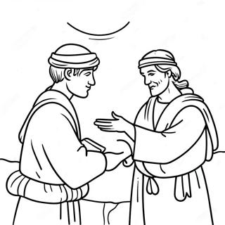 Parable Of The Two Sons Coloring Page 48553-38394