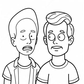 Beavis Ve Butthead Boyama Sayfaları