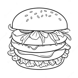 Hamburger Pagini De Colorat