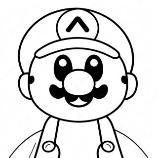 Personaggio Di Mario Among Us Pagina Da Colorare 48693-38505