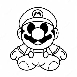 Personaggio Di Mario Among Us Pagina Da Colorare 48693-38506