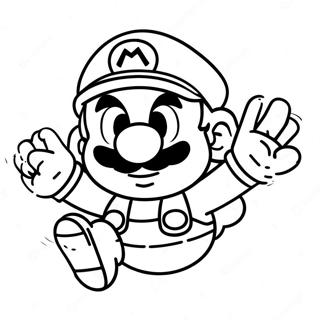 Mario Among Us Character Coloring Page 48693-38507