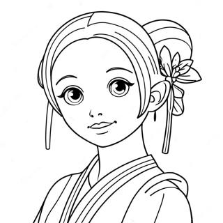 Shinobu Coloring Pages