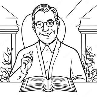 Heartfelt Pastor Appreciation Coloring Page 48714-38524