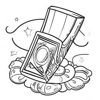 Golden Wonka Bar Coloring Page 48724-38527