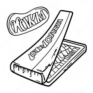 Golden Wonka Bar Coloring Page 48724-38528