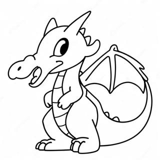 Feuerspeiender Drachen Pokémon Ausmalbild 48754-38562