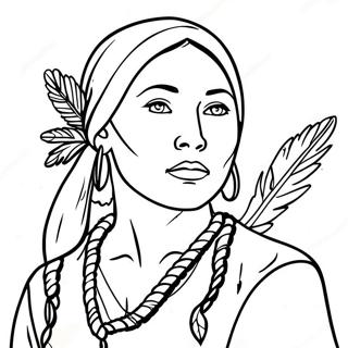 Sacagawea Pagini De Colorat