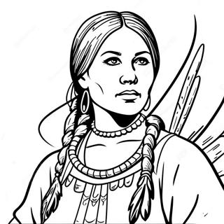 Sacagawea Coloring Page 48763-38559