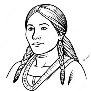 Sacagawea Coloring Page 48763-38560