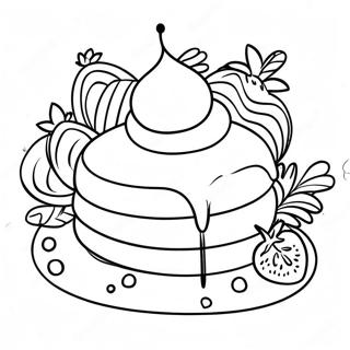 Detailed Dessert Coloring Page 48783-38572