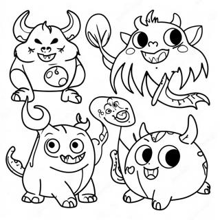 Evil Creatures Coloring Page 48803-38587