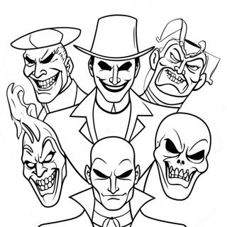 Sinister Villains Coloring Page 48804-38589