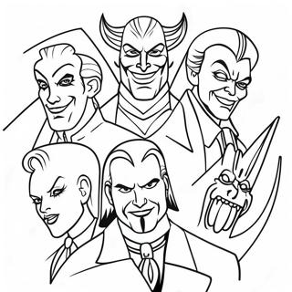 Sinister Villains Coloring Page 48804-38590