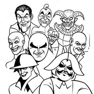 Sinister Villains Coloring Page 48804-38591